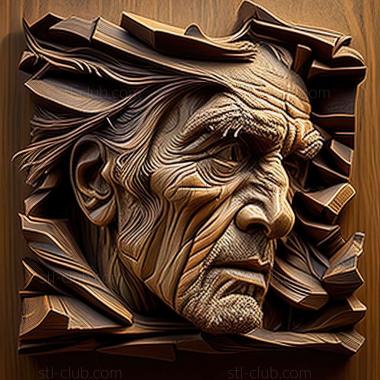 3D model Jesse Goodwin Preston American artist (STL)